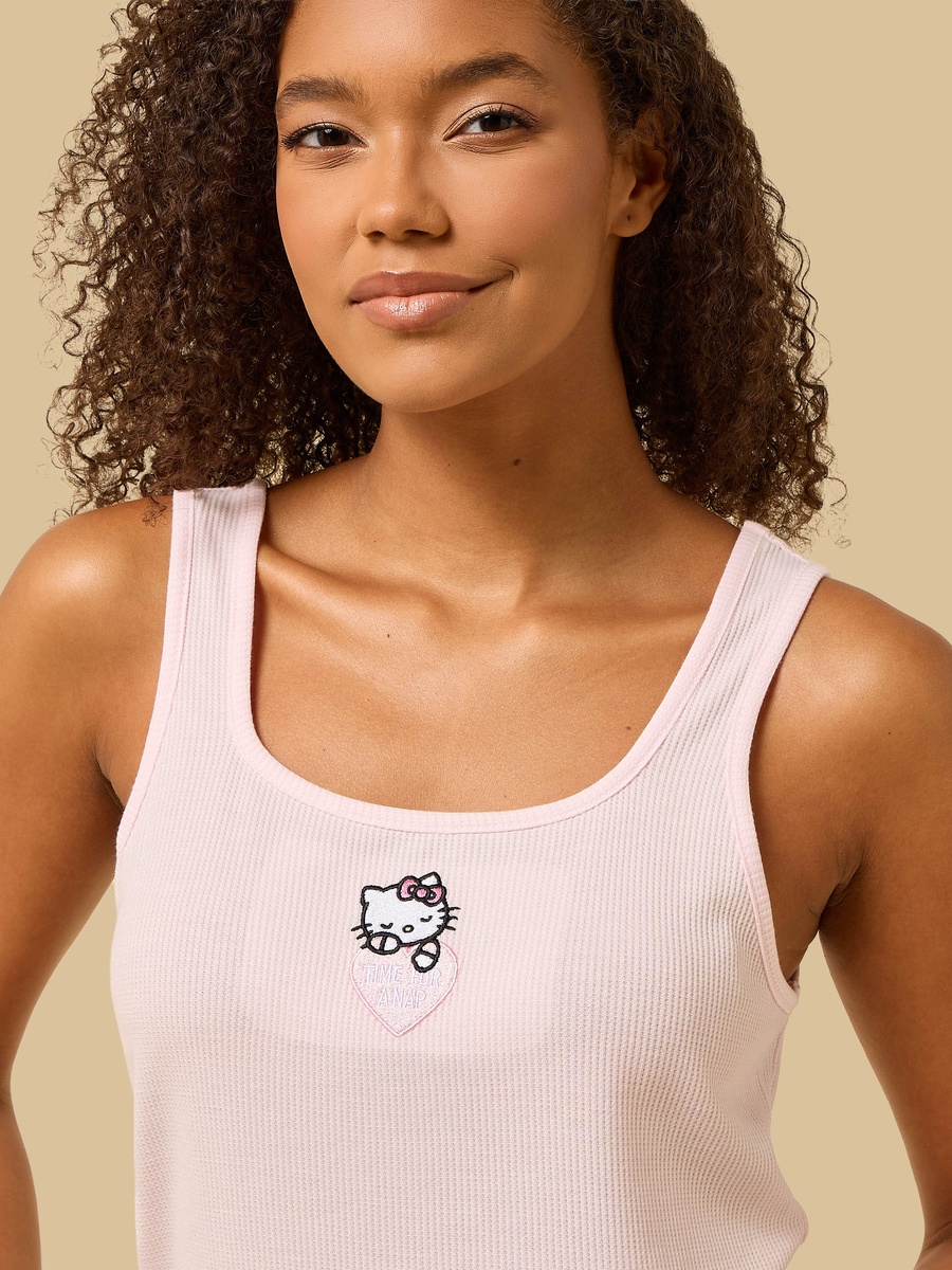 Hello Kitty Embroidered Pyjama Set