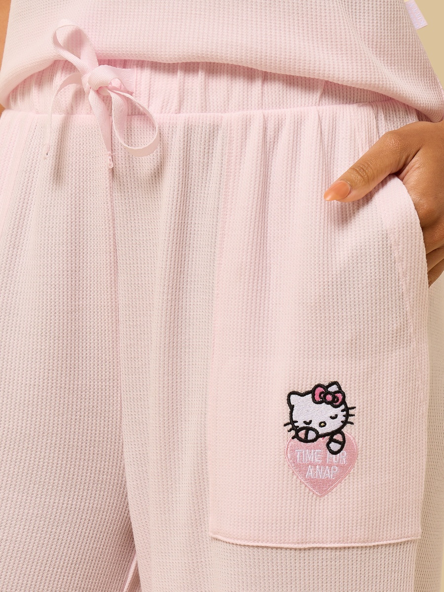 Hello Kitty Embroidered Pyjama Set