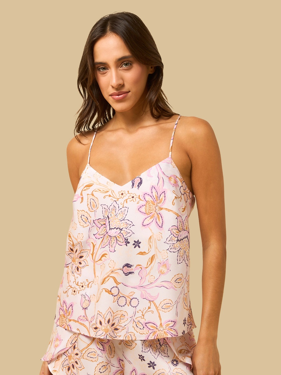 Floral Print Shorts Set