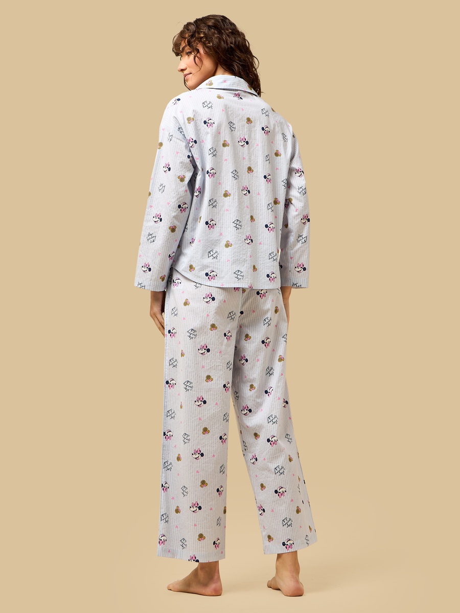 Minnie Mouse Print Pyjama Set