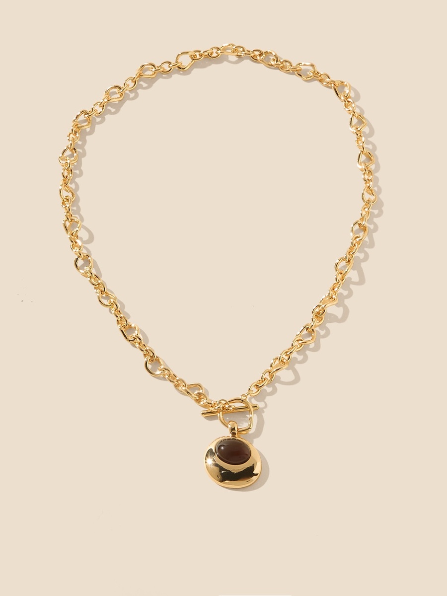 Embellished Pendant Necklace and Earrings Set