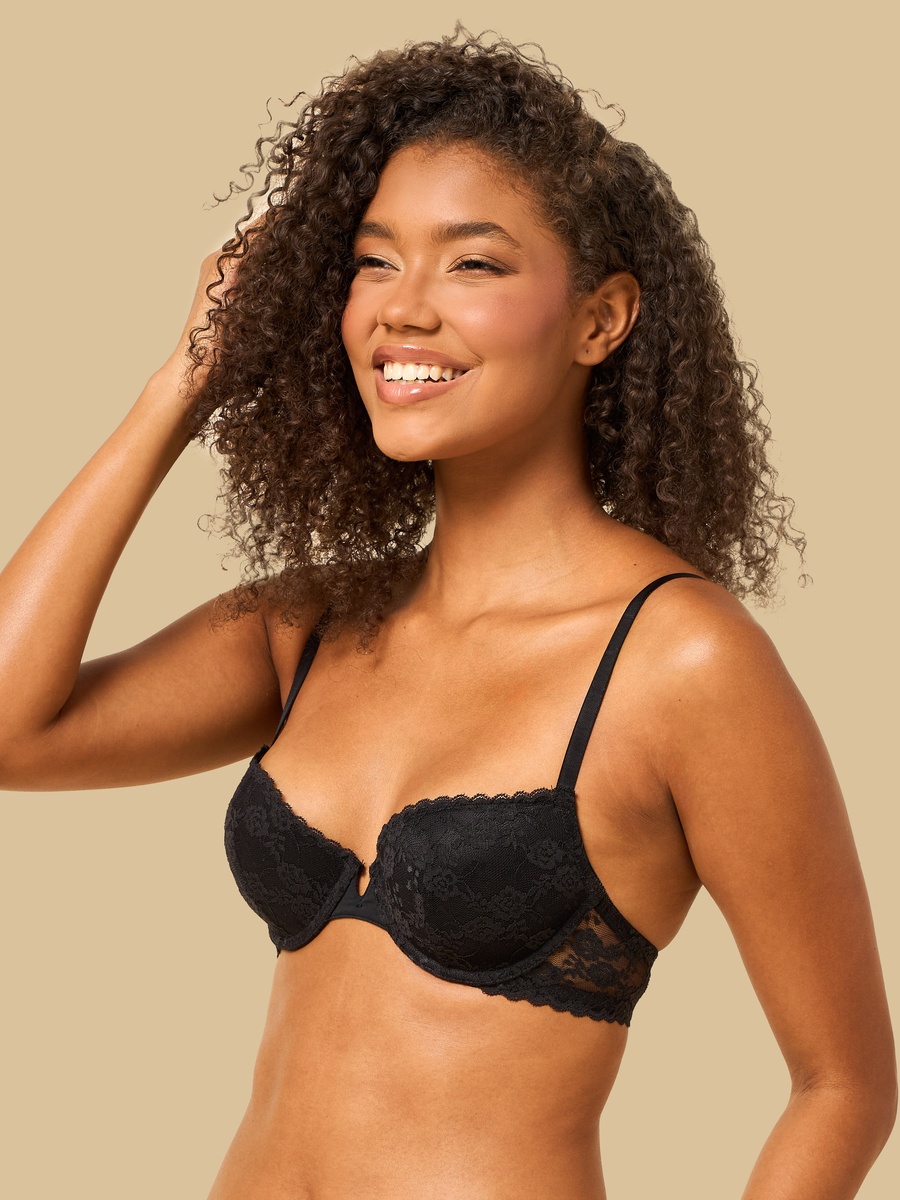 Pack of 2 - Lace Wired Demi Bra