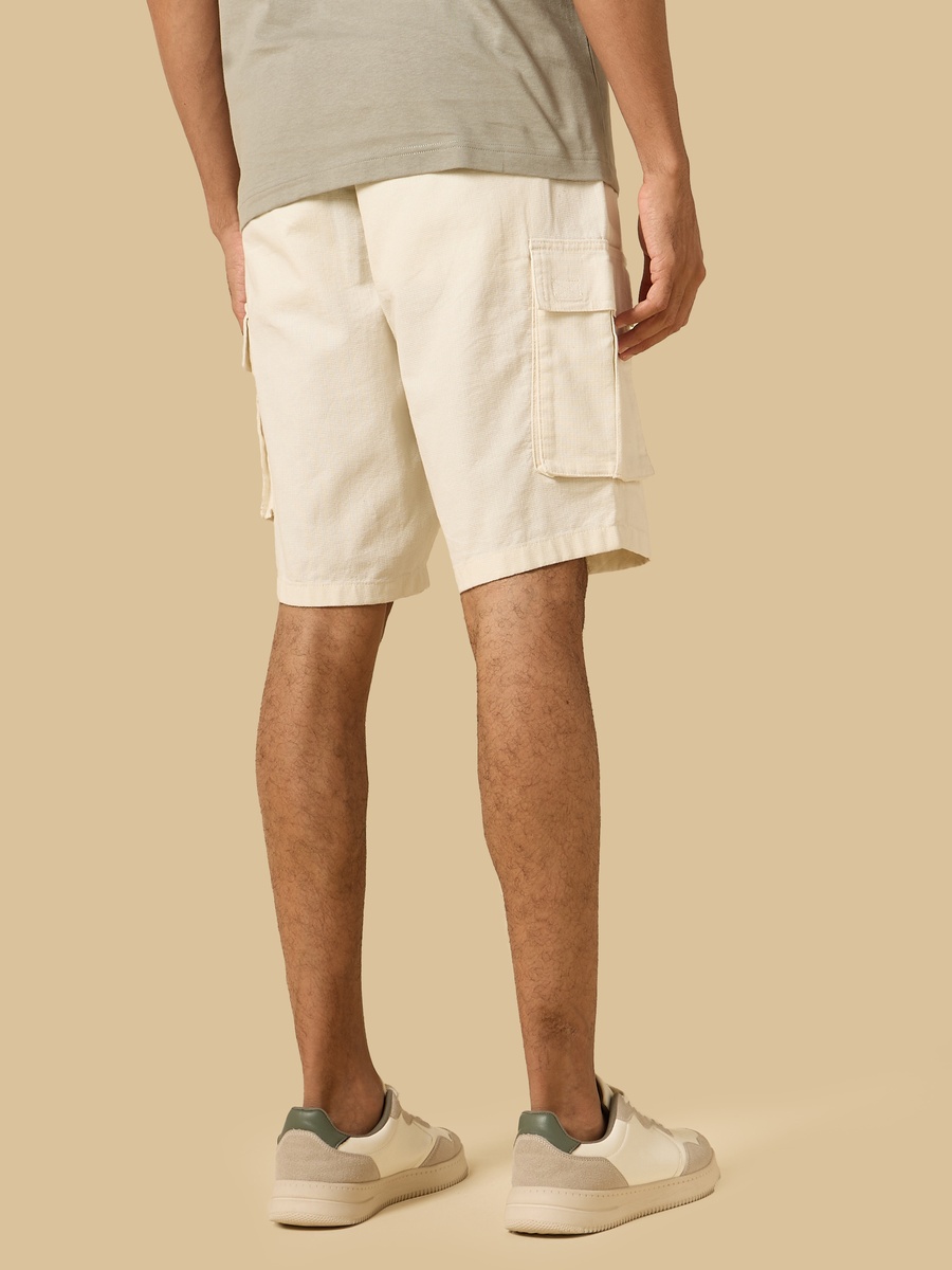 Textured Cargo Shorts