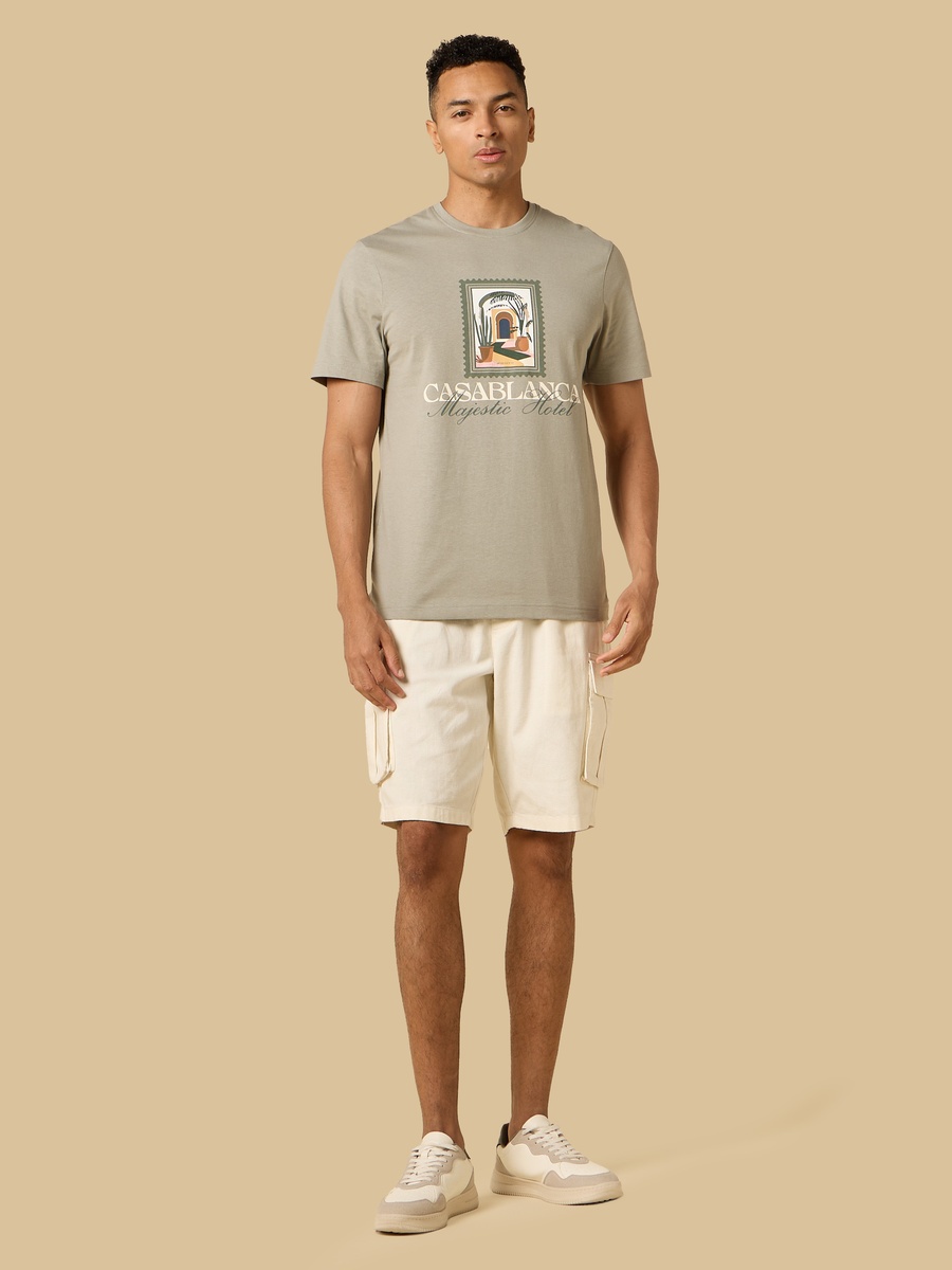 Textured Cargo Shorts