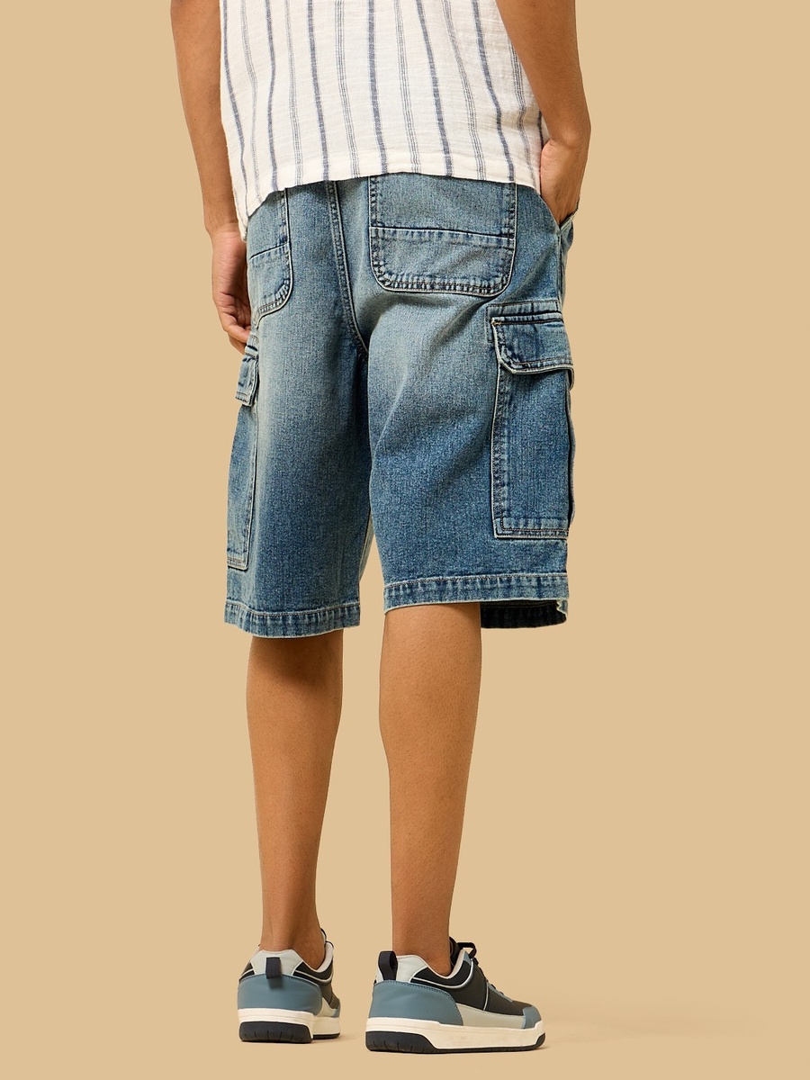 شورت كارجو دينم بقصة باجي