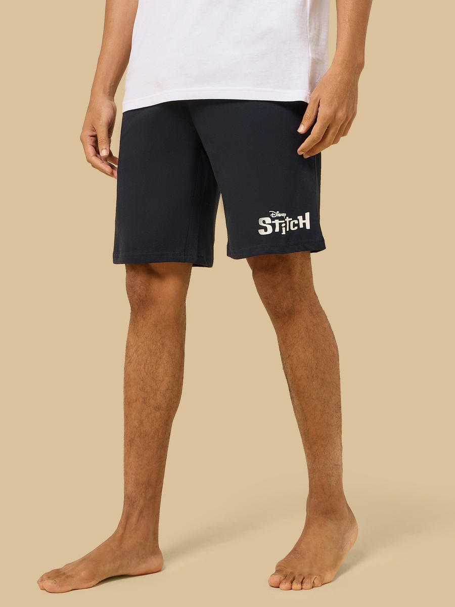Stitch Print Shorts Set