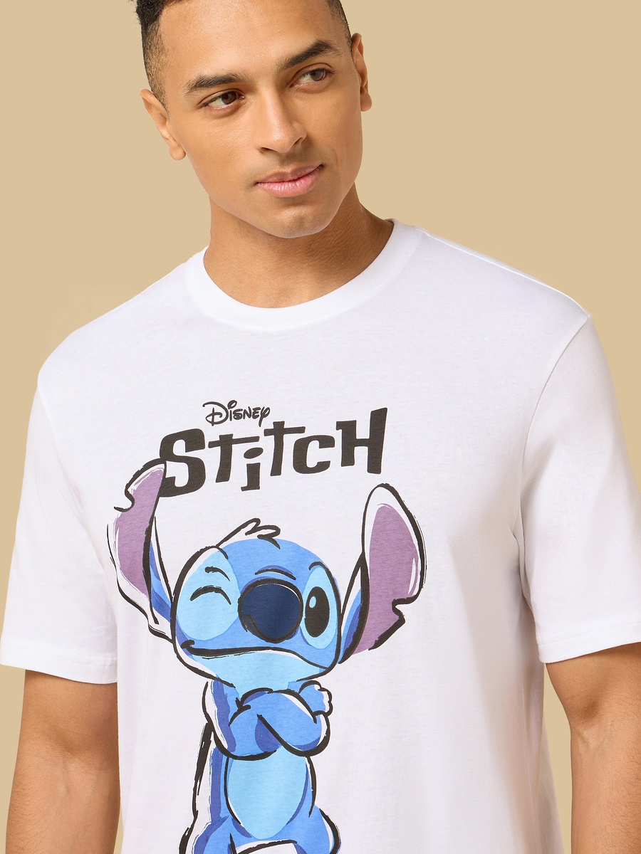 Stitch Print Shorts Set