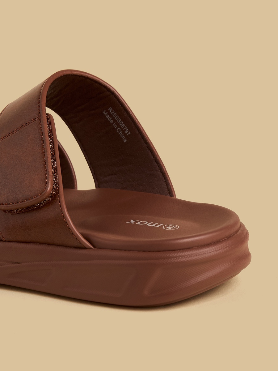 Textured Slip-On Sandals