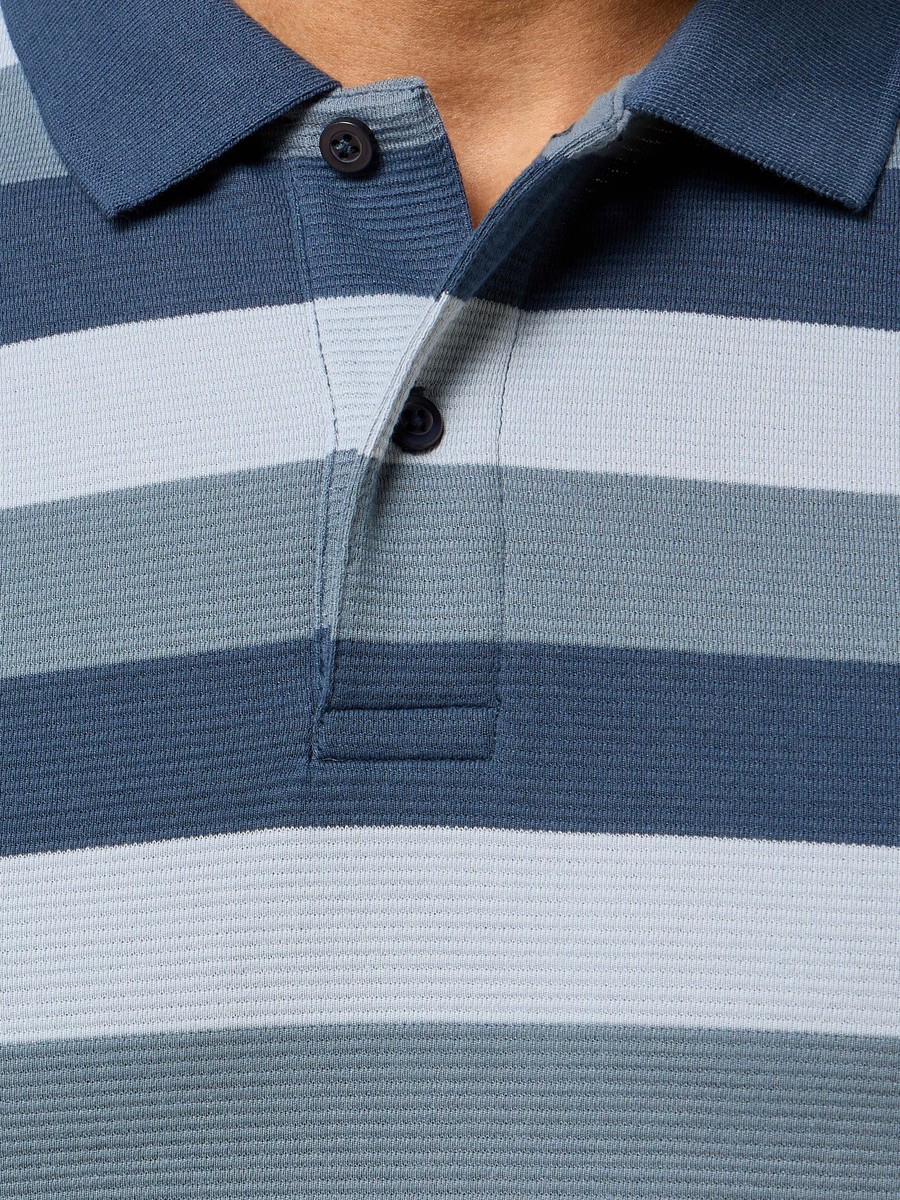 Striped Ottoman Polo T-Shirt