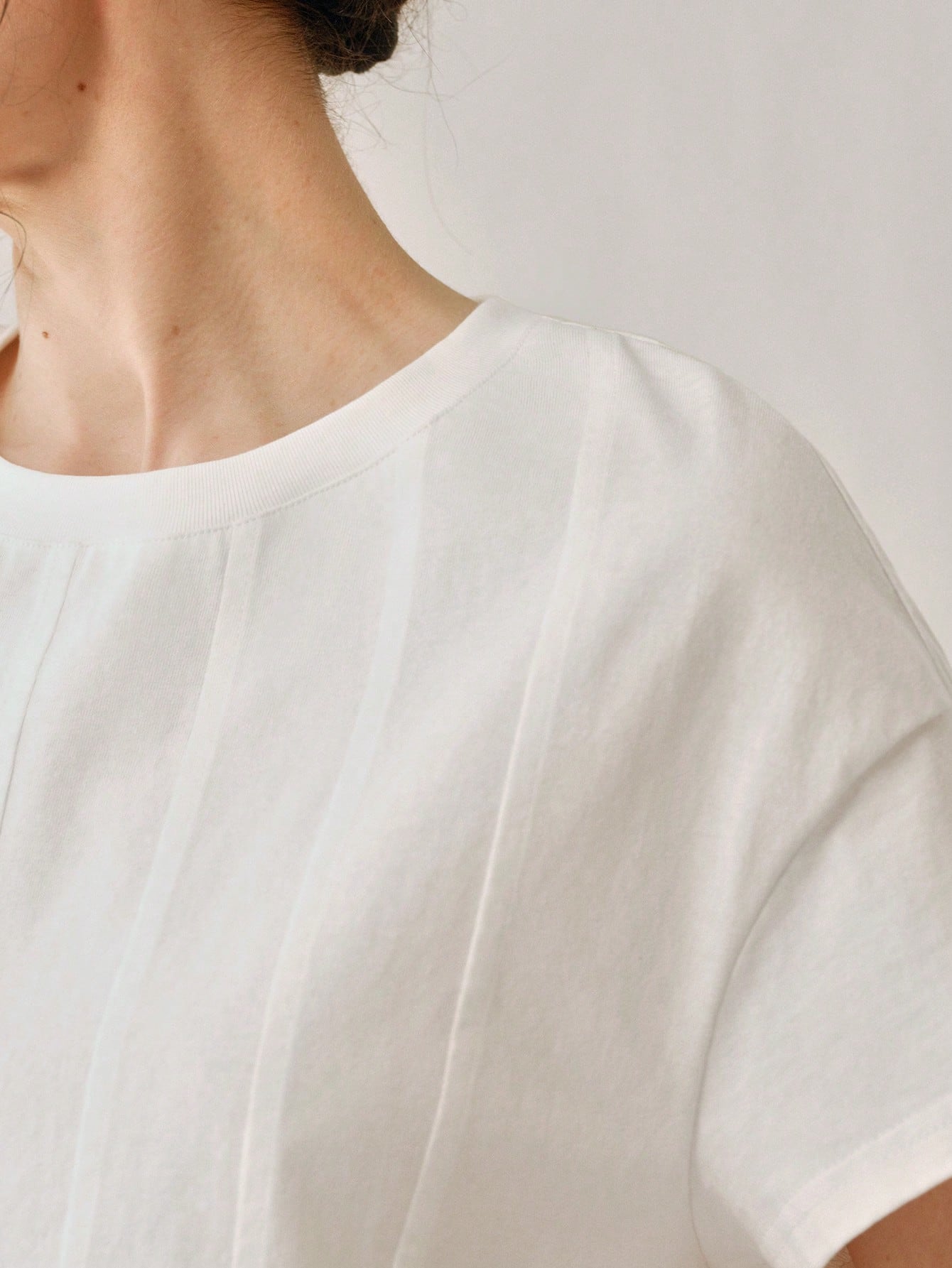 Plain Short Sleeve Top