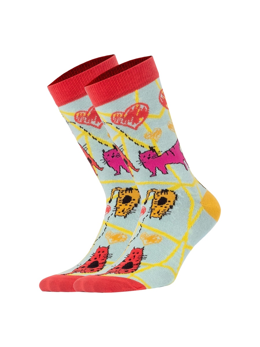 Pack of 3 - Cat Design Socks