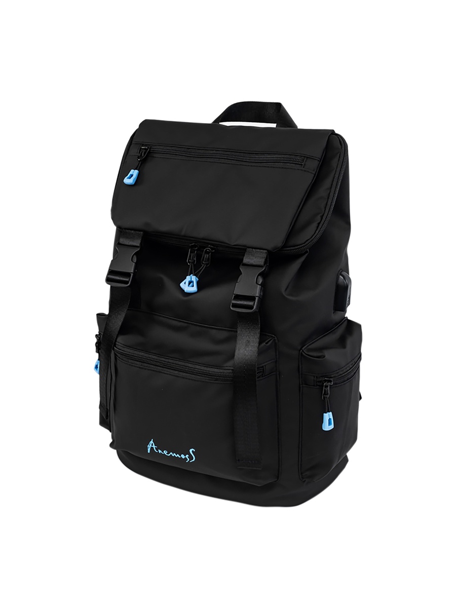 Black Waterproof Laptop Backpack