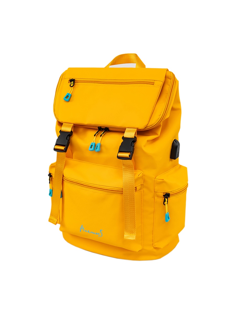 Yellow Waterproof Laptop Backpack