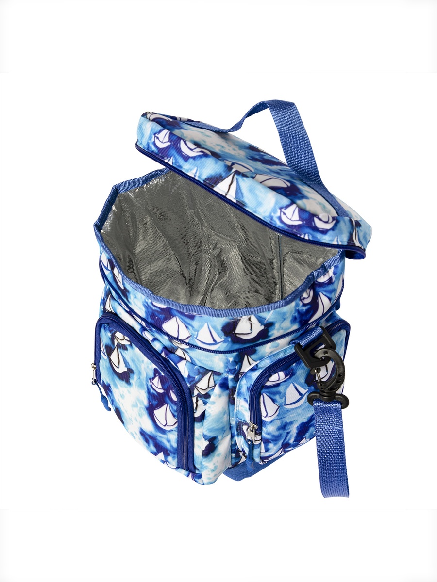 Sailboat Cooler Bag, Blue