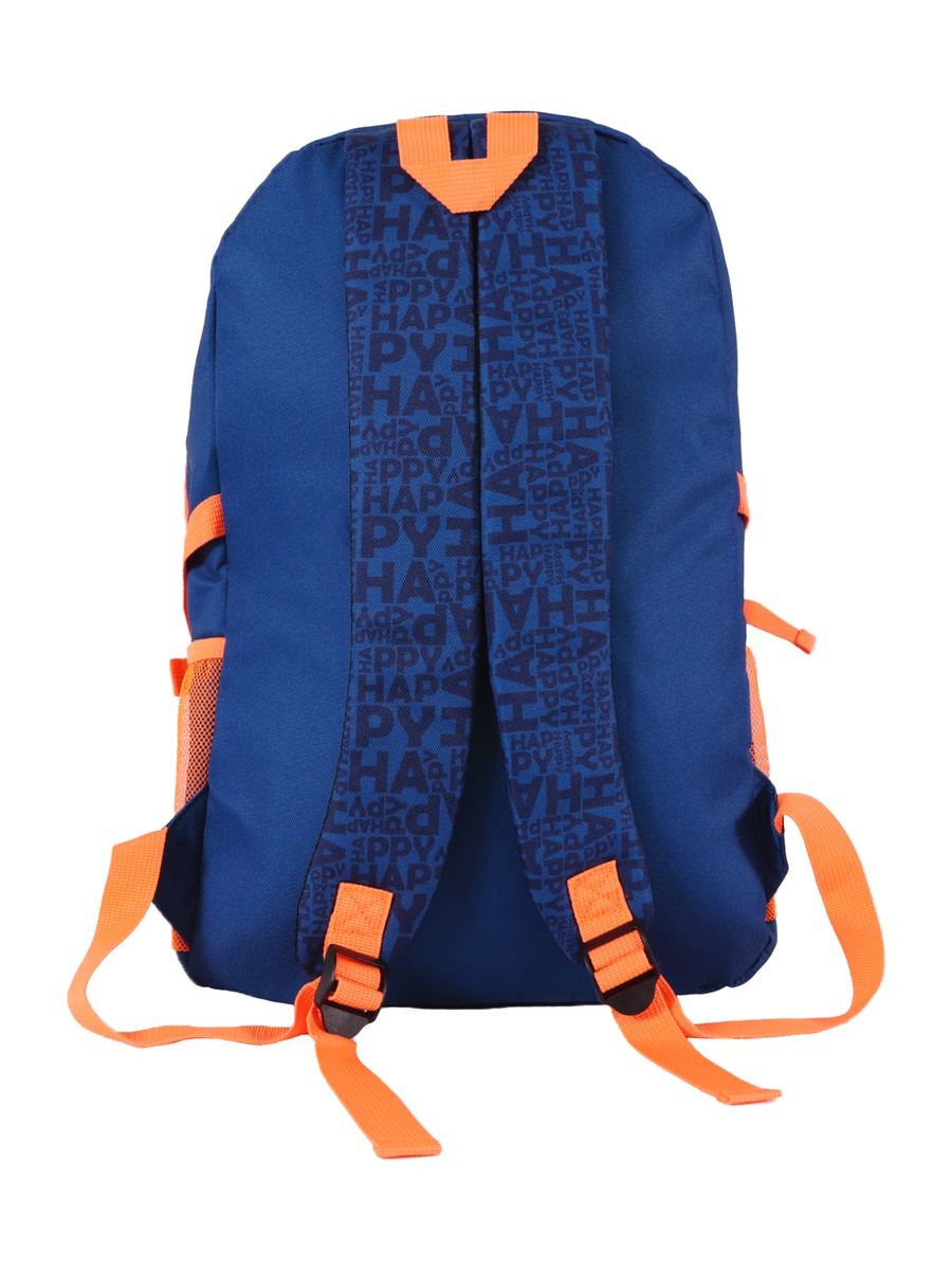 Navy Blue Moods Up Laptop Backpack with USB Charging Port
