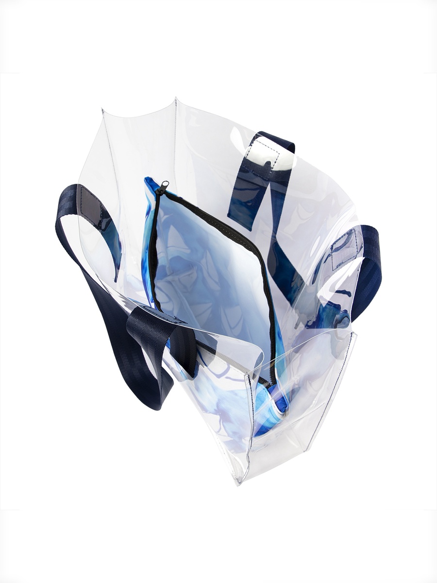 Clear Tote and Large Beach Bag