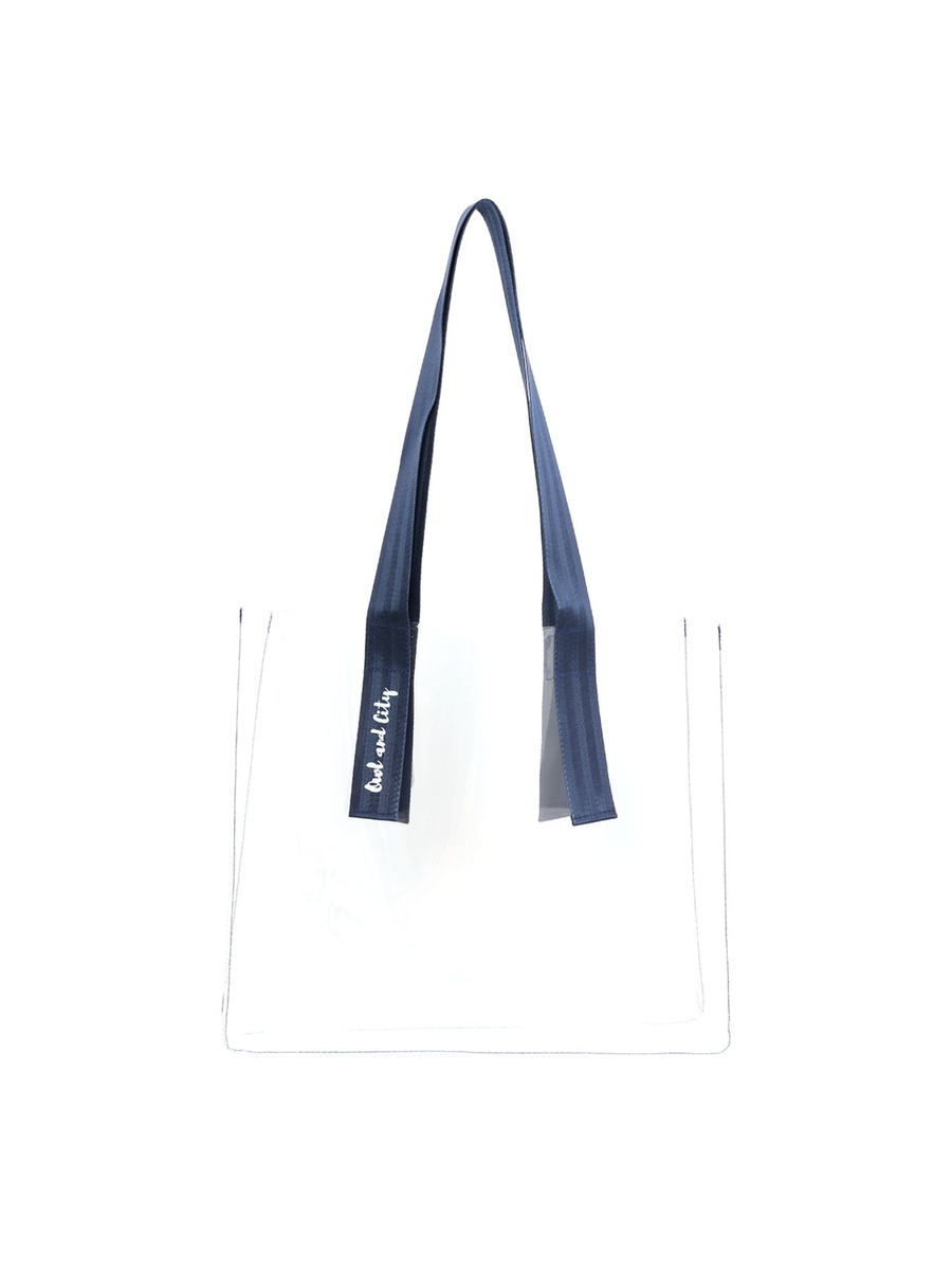 Owl And City Transparent Shopping Beach Bag