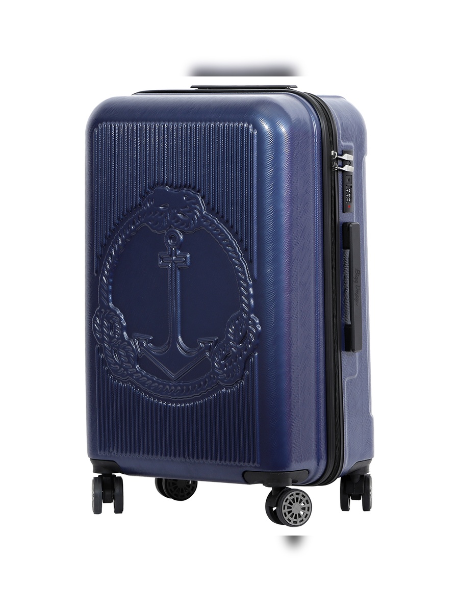 Ocean Medium Suitcase with Spinner Wheel, Blue 20 Inch