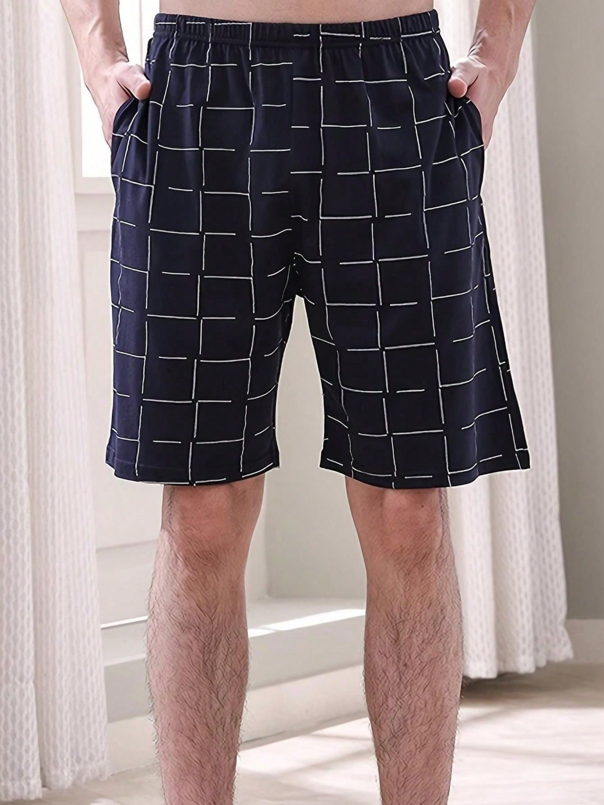 Pack of 3 - Multi-Color Checked Pyjama Shorts