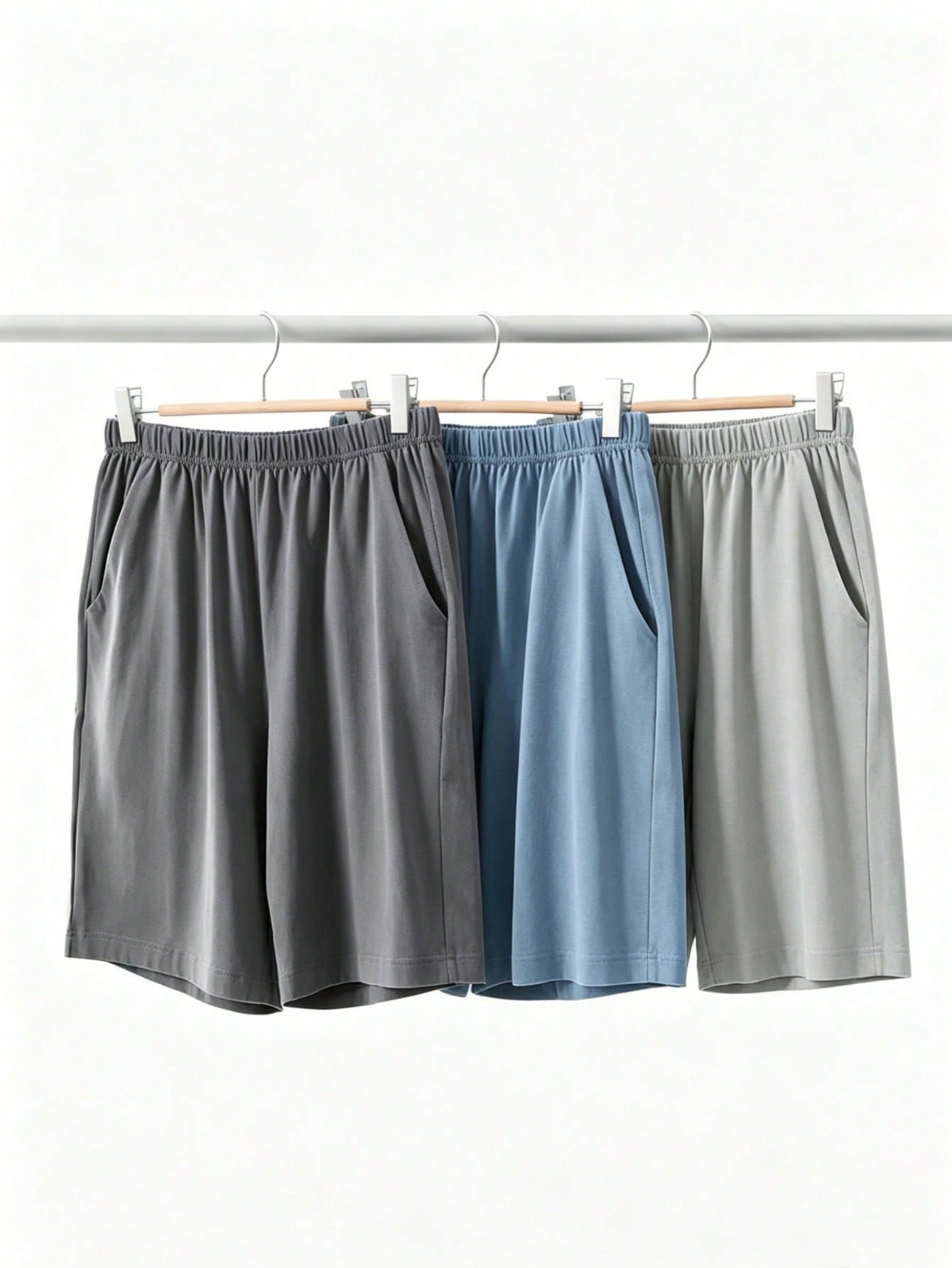Pack of 3 - Multi-Color Relaxed Fit Pyjama Shorts