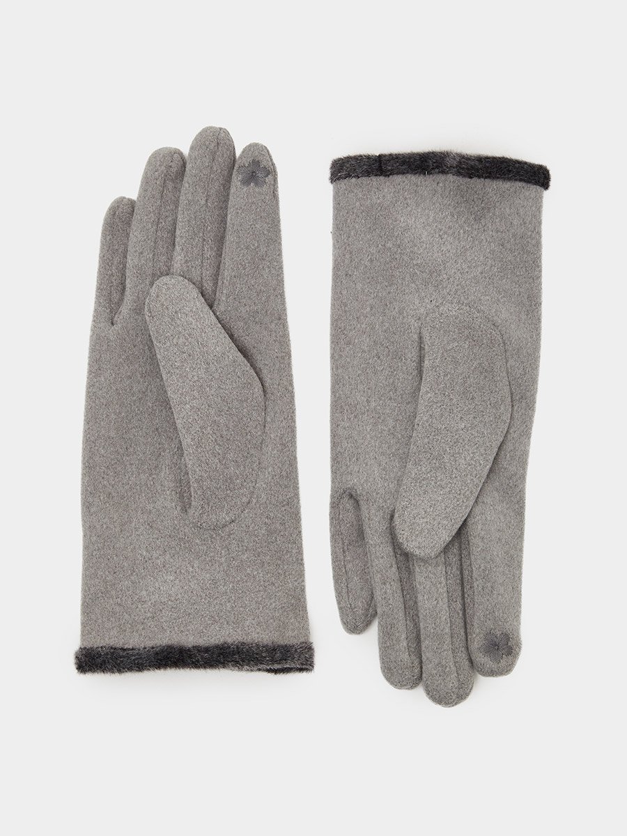 Bow Detail Winter Gloves