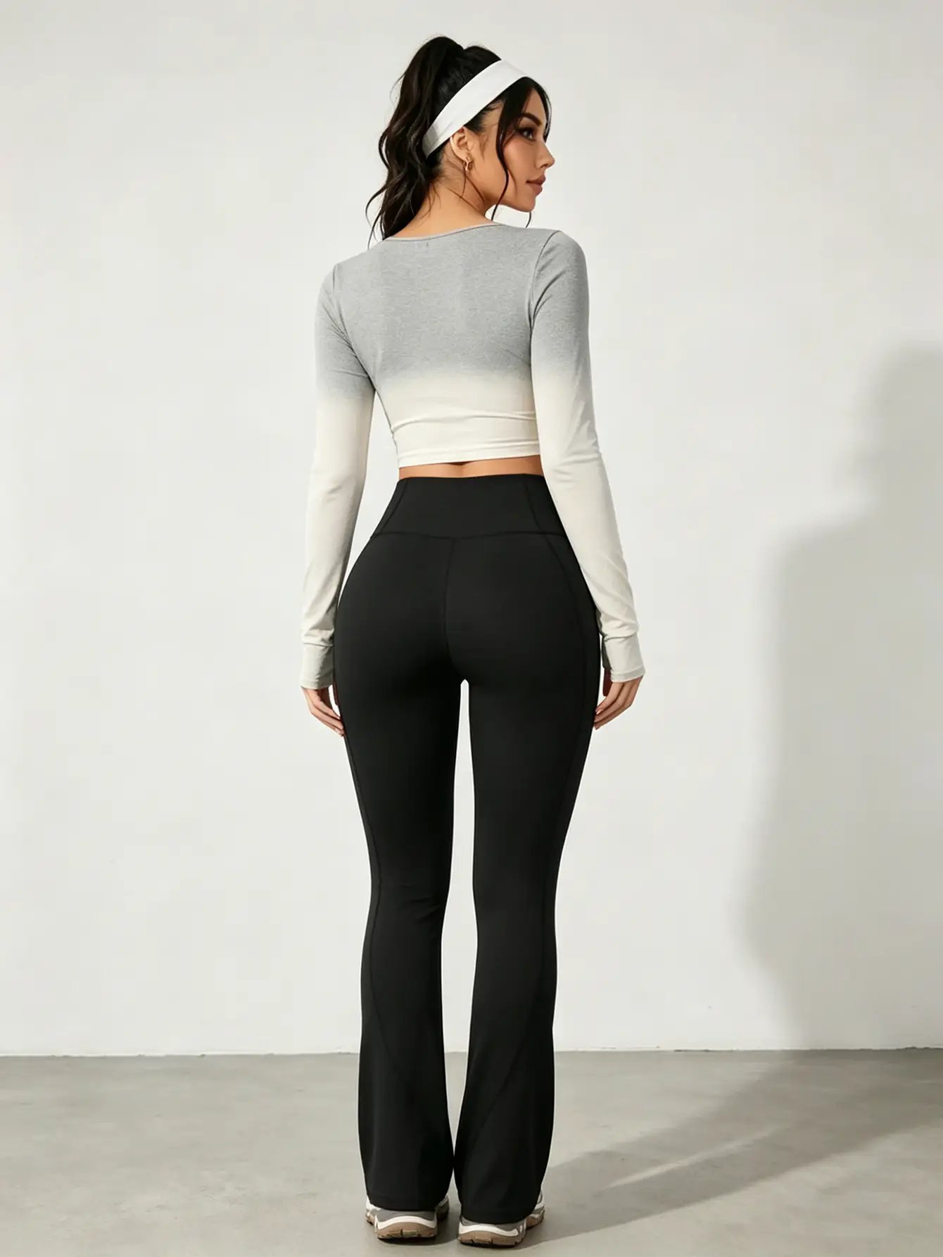 Black High Rise Leggings with Side Pockets
