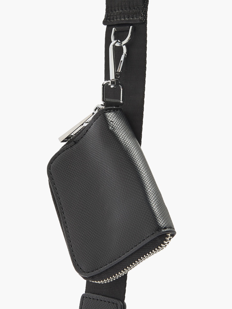 Men Detachable Strap Crossbody Bag