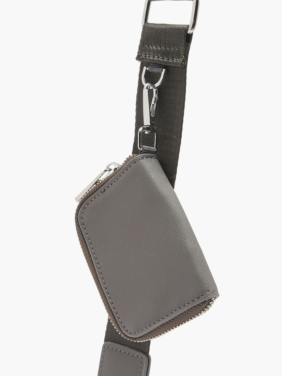 Men Detachable Strap Crossbody Bag
