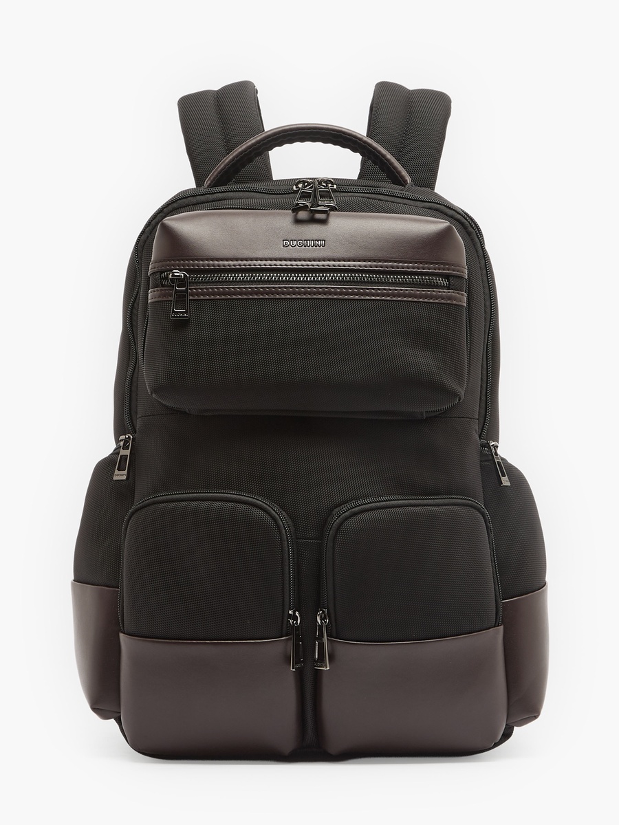 Men Padded Shoulder Strap Backpack