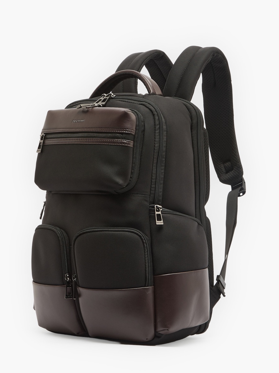 Men Padded Shoulder Strap Backpack