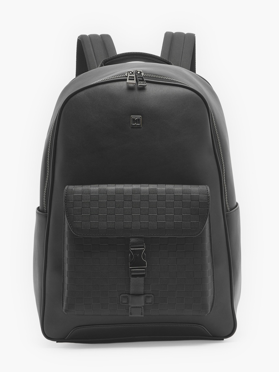 Men Padded Shoulder Strap Backpack