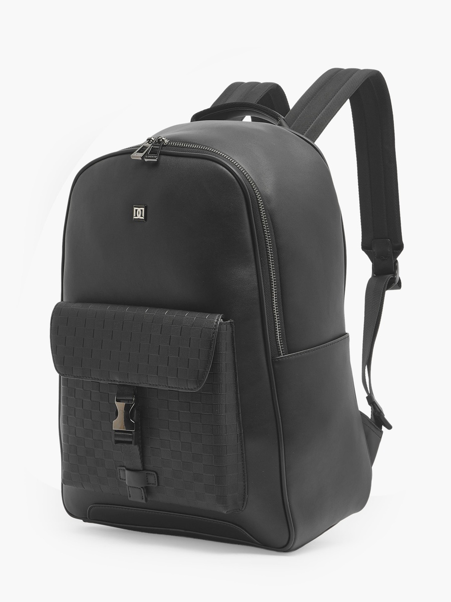Men Padded Shoulder Strap Backpack