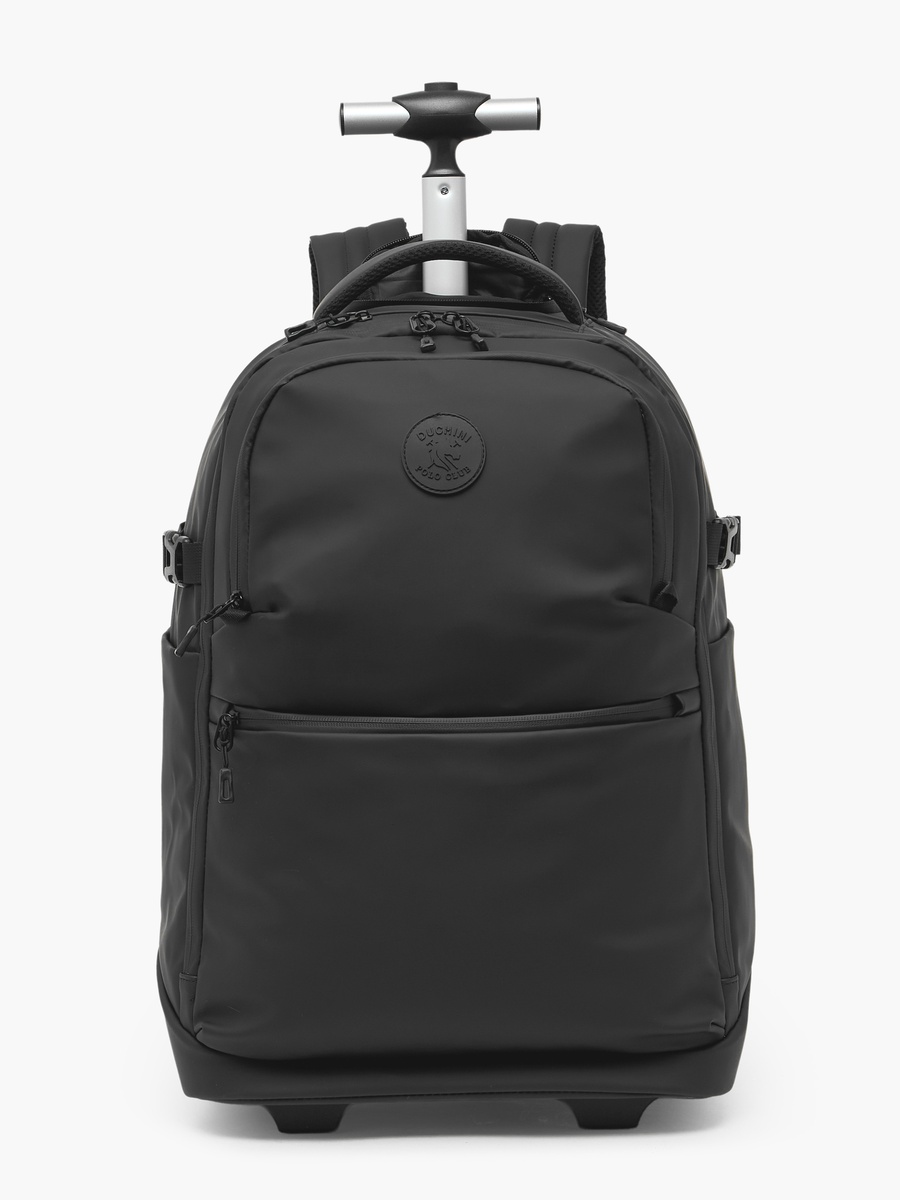 Men Adjustable Straps Trolley Backpack