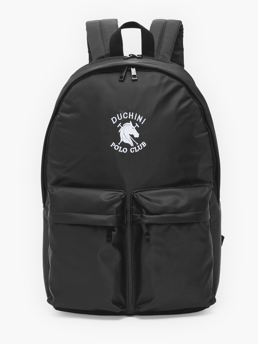 Men Logo Embroidered Backpack