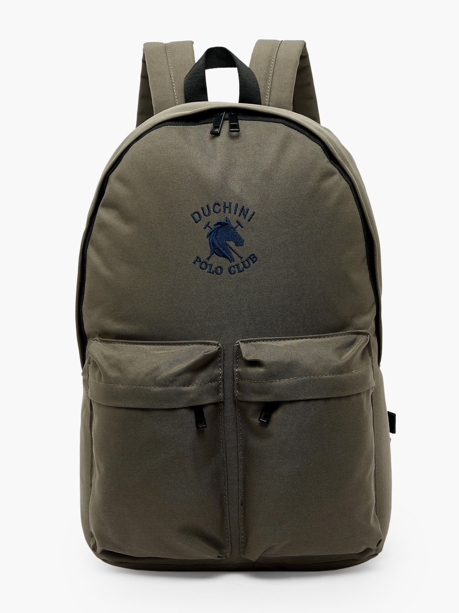 Men Adjustable Straps Canvas Backpack