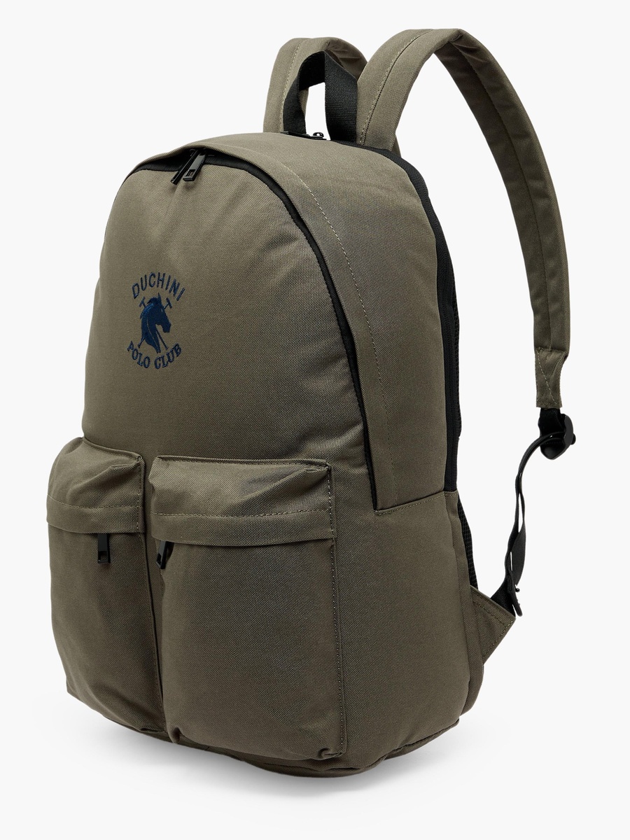Men Adjustable Straps Canvas Backpack