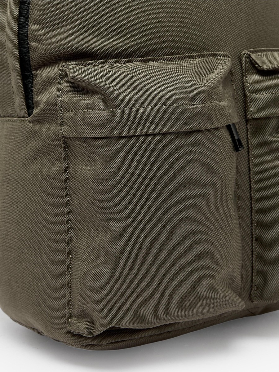Men Adjustable Straps Canvas Backpack