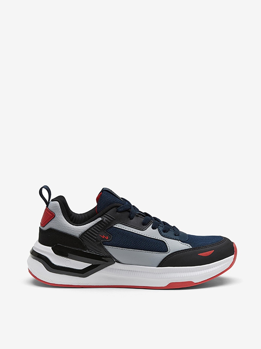 Men Dark Navy Cove Motion Massage Tech Lace-Up Sneakers