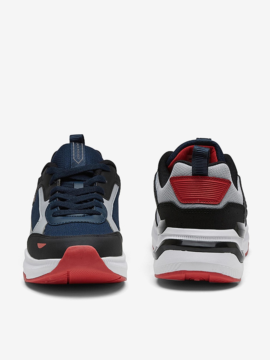 Men Dark Navy Cove Motion Massage Tech Lace-Up Sneakers