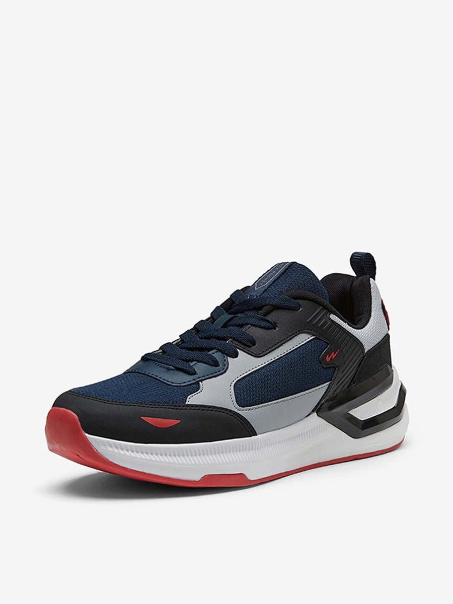 Men Dark Navy Cove Motion Massage Tech Lace-Up Sneakers