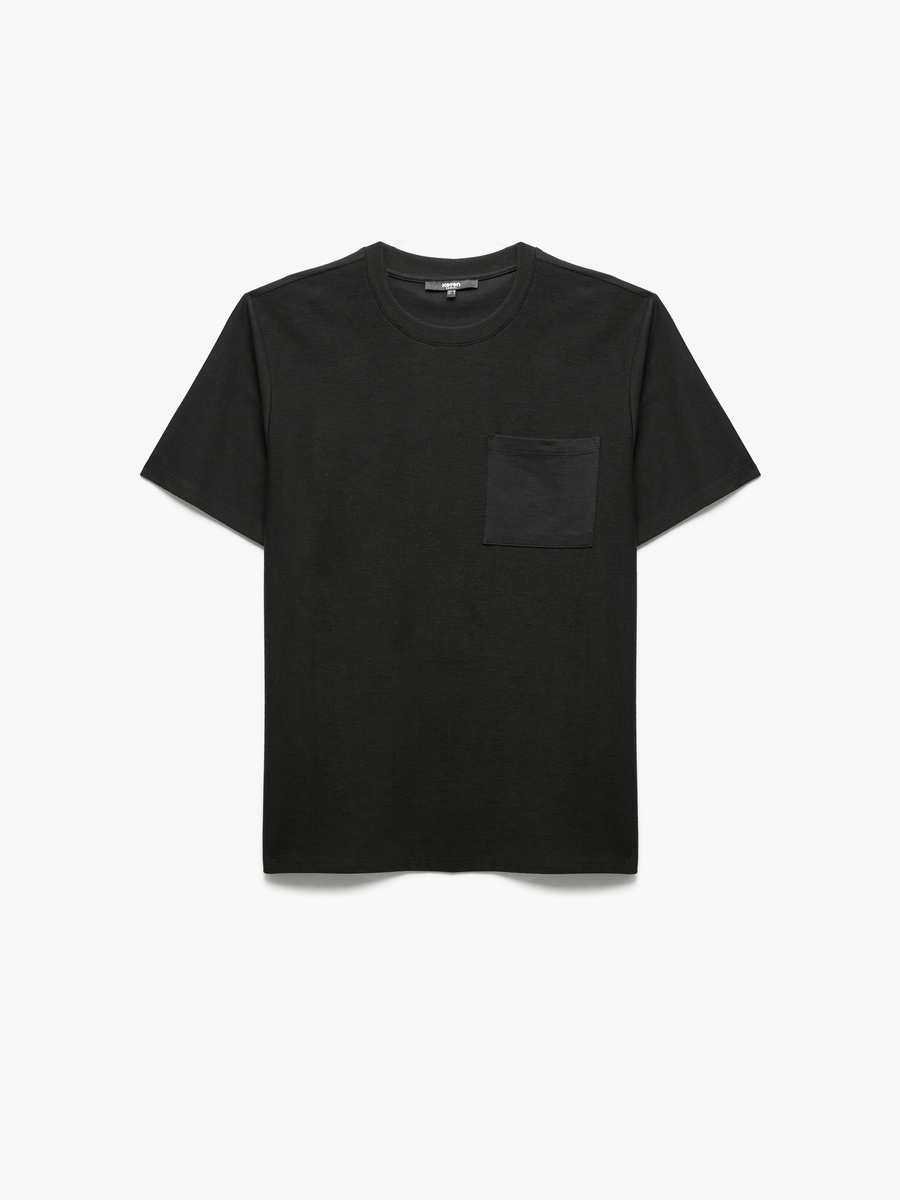 Solid Short Sleeves T-Shirt with Pocket