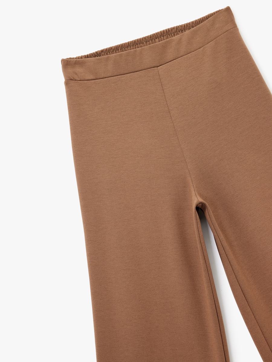 Elastic Waistband Wide Leg Sweatpants