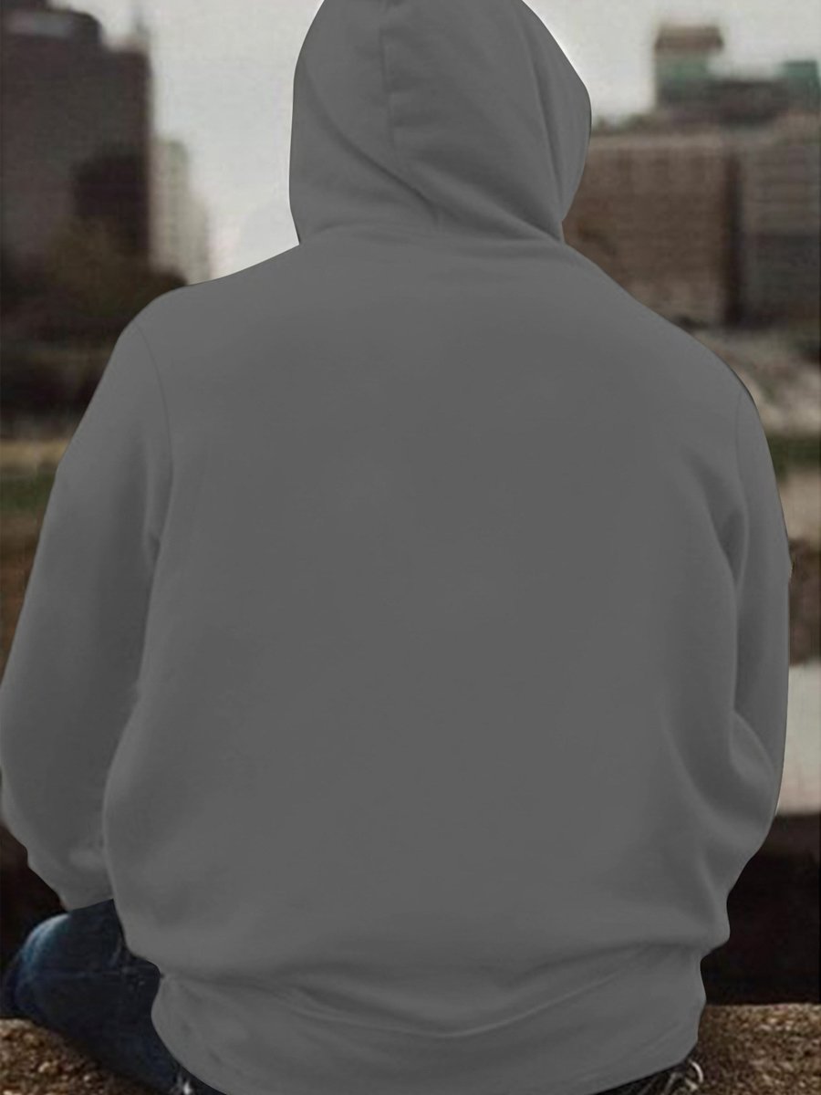 Color Block Pullover Hoodie