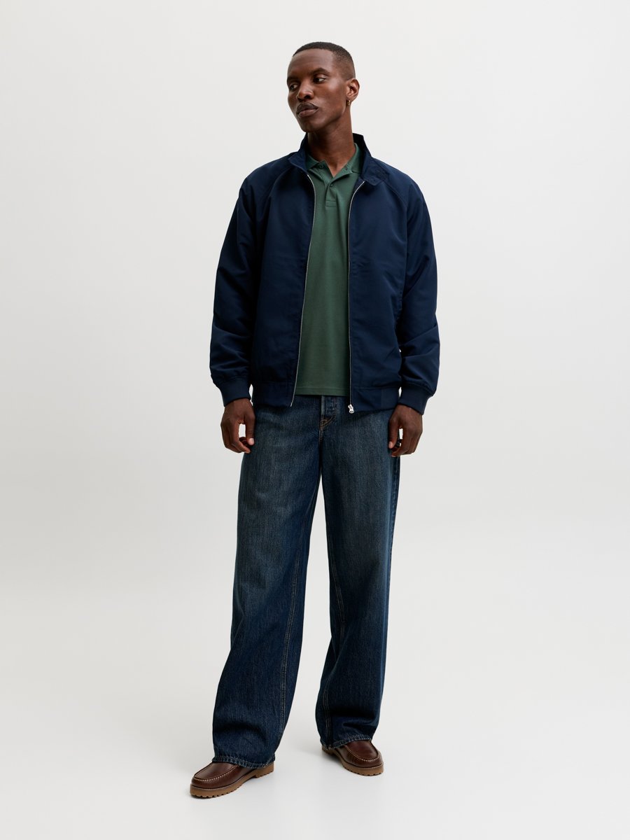 Dark Green Solid Cotton Polo