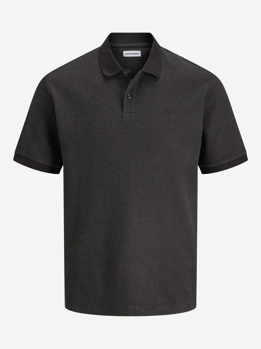 Black Cotton Regular Fit Polo