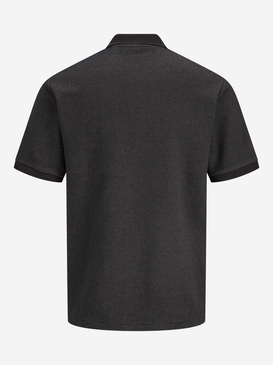 Black Cotton Regular Fit Polo