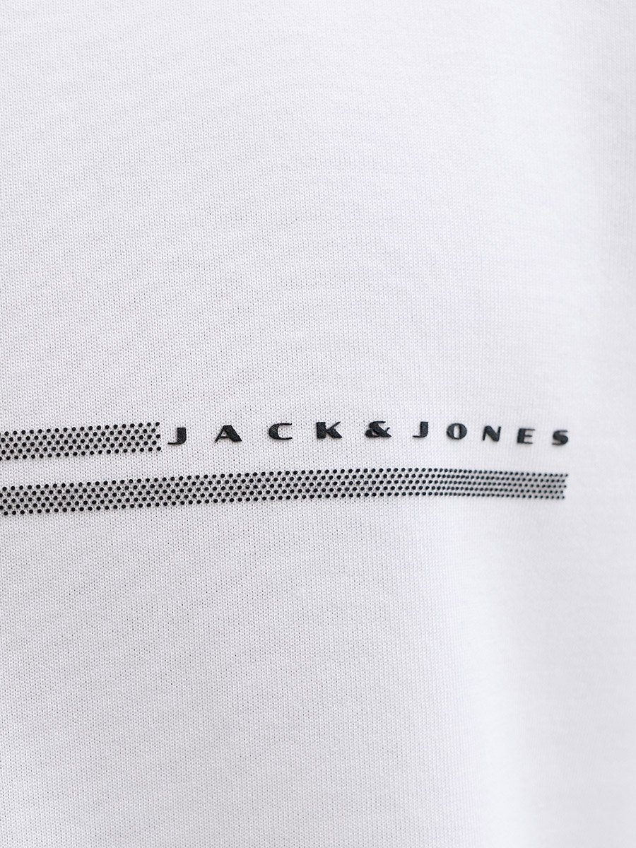 White JCOFUSION Graphic Print Short Sleeves T-Shirt