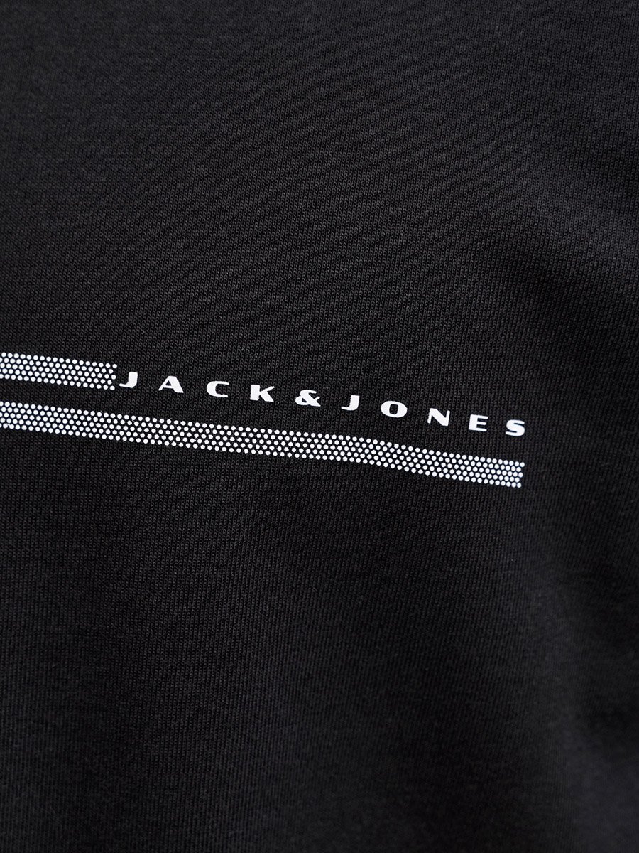 Black JCOFUSION Graphic Print Short Sleeves T-Shirt