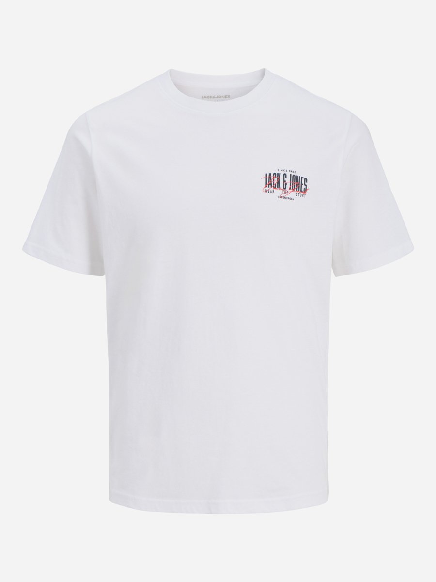 White Crew Neck Cotton T-Shirt