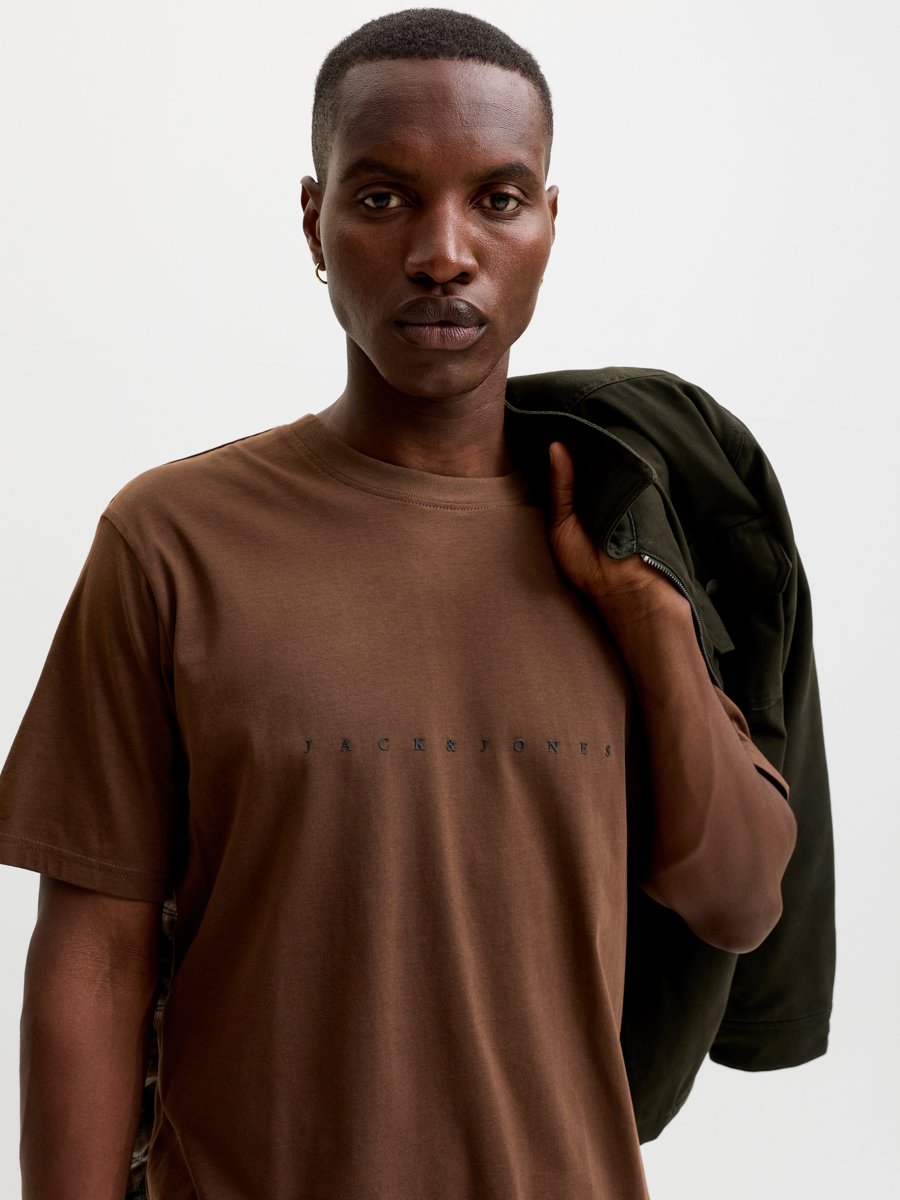Brown Regular Fit Short Sleeve T-Shirt